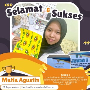 Mahasiswa S1 Keperawatan FKKM UPN Bukittinggi Raih Juara 1 Lomba Desain Batik Khas Indragiri Hilir